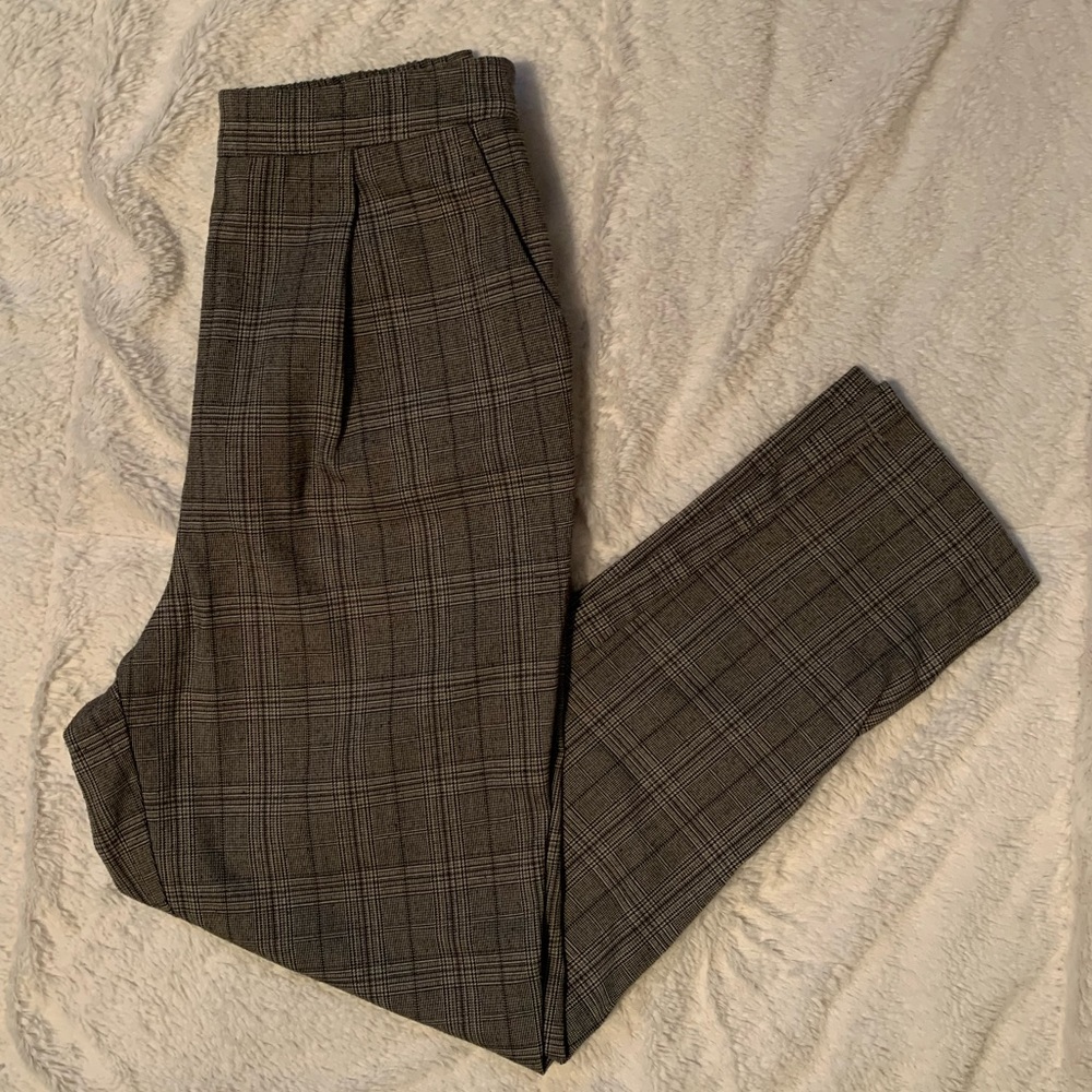 Plaid Ankle Pant